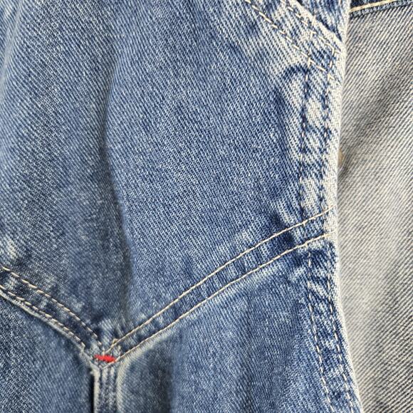 Dickies Bib Overalls Men's Size 36 X 34 Jean Denim Medium Wash Workwear - Picture 16 of 16